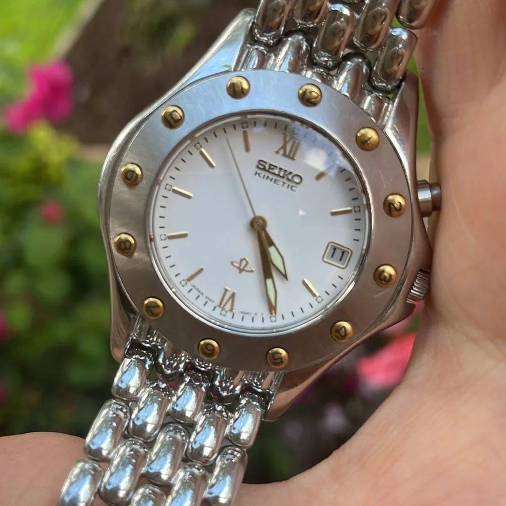🚨RARE MEN'S SEIKO Kinetic Premier Club Special Edition No# 782/1000 🚨